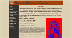 Desktop Screenshot of berkeleyhistoricalsociety.org